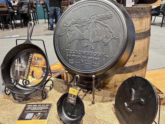 Lodge & 'Yellowstone' Team Up for a Pair of Cast-Iron Skillets